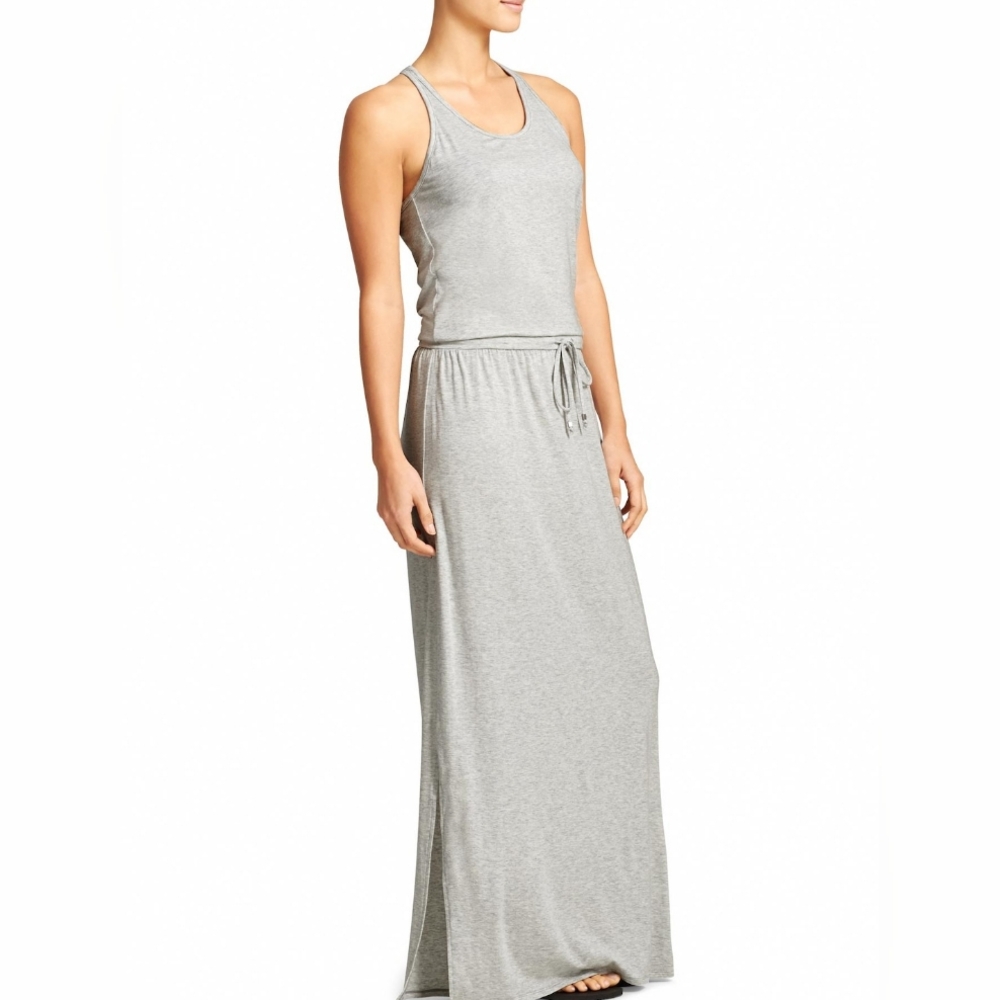Athleta CRESSIDA DRESS gray maxi‎ women size xxs